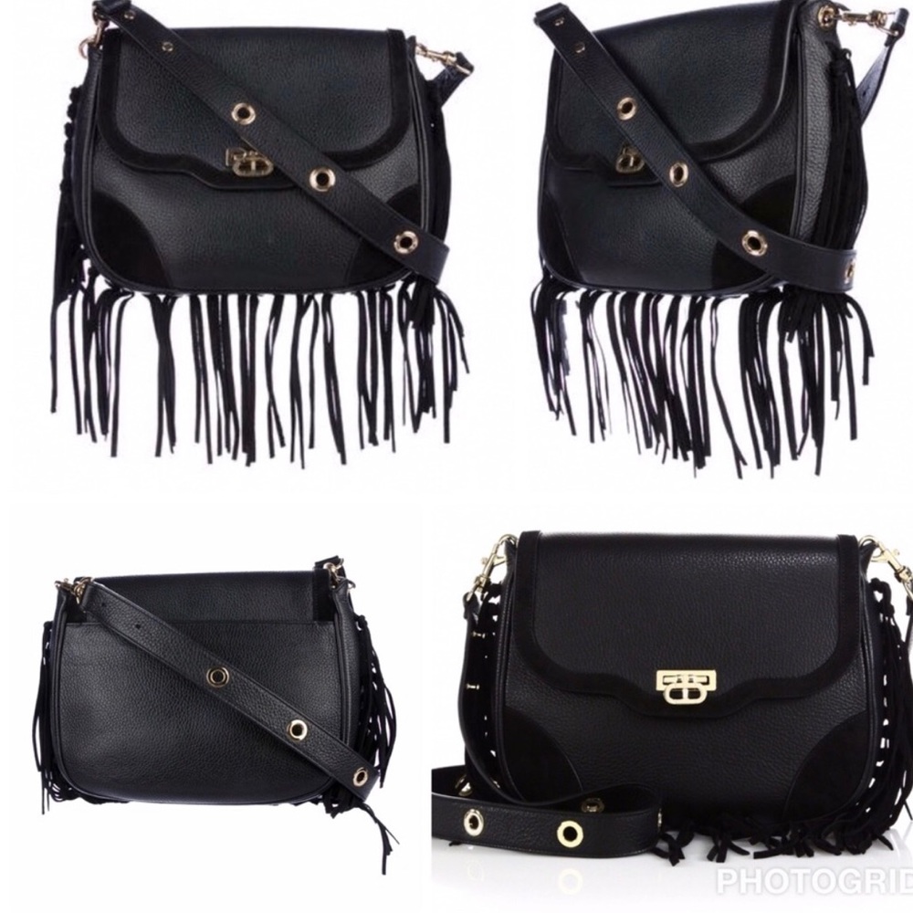 Dee Ocleppo Leather Fringe Crossbody